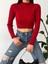 Kadın Uzun Kollu Yumuşak Dokulu Esnek Triko Crop Body 1