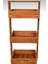 Çok Amaçlı Ahşap Sepet Banyo Organizer Mutfak Düzenleyici Çiçeklik Retro Çam Antik 3