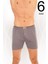 6'lı Paket Penye Düz Erkek Boxer 2
