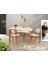 Beyaz Highgloss Ahşap Ayaklı 90*160+30 Paris Açılabilir Masa 1
