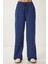 Soluk Efektli Geniş Paça Denim Palazzo Pantolon 3