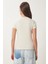 Çiçek Baskılı Örme T-Shirt 5
