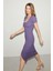Phuket Slim Fit Mor Elbise 3