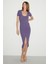 Phuket Slim Fit Mor Elbise 4