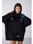 Celestına Relaxed Oversize Siyah Sweatshirt 1