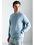 Clınt Erkek Cep Detaylı Mavi Sweatshirt 2
