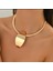 Oval Plak Adetay Choker Kolye 1