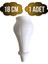 Tombul Beyaz 18CM Plastik Ayak Mobilya Masa ve Dolap AYAĞI(BEYAZ)(18CM) 1