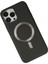 Newface iPhone 13 Pro Max Kılıf Coco Deri Magneticsafe Silikon - Siyah 3