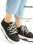 Kadın Siyah Spor Ayakkabı Günlük Rahat Air Taban Sneaker N150 5