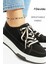 Kadın Siyah Spor Ayakkabı Günlük Rahat Air Taban Sneaker N150 3