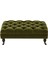 The Ivy Palm Yeşil Kadife Chester Dikdörtgen Puf 1