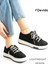 Kadın Siyah Spor Ayakkabı Günlük Rahat Air Taban Sneaker N150 2