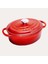 Oval Tencere Dagrade Kırmızı 23X29 cm 1