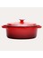 Oval Tencere Dagrade Kırmızı 23X29 cm 2