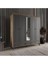 Sofya 5 Kapaklı Antrasit Gardırop Tamamı Mdf 1