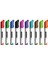 Çok Renkli Yapıştırıcı Tahta Kalemi Yuvarlak Uçlu 10'lu 2