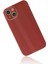 Newface iPhone 14 Plus Kılıf Glass Kapak - Bordo 2
