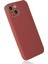 Newface iPhone 14 Plus Kılıf Glass Kapak - Bordo 3