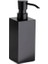 System Tezgah Üstü Mat Siyah Sıvı Sabunluk 60X60MM 1