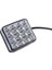 12V-24V ARKA SİS LAMBASI (ŞEFFAF-KIRMIZI) (16 LEDLİ) (78*68 MM) E9 1