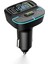 Pdateknoloj F9 Araç Fm Transmitter 5.3 Bluetooth Araç Kiti USB Type-C Hızlı Şarj Çıkışlı Çakmaklık 1