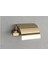 System Vector Kapaklı Tuvalet Kağıtlığı Gold Renk 75X91X170 mm 1