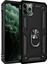 Newface iPhone 11 Pro Kılıf Sofya Yüzüklü Silikon Kapak - Siyah 1