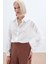 Nakış Detaylı Kraşlı Gömlek - Ekru 1