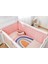 Beşik Kenar Koruyucu Set 4 Parça 70X130 -Pembe 1