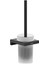 Hansgrohe Tuvalet Fırçası ve Kabı Addstoris, Tuvalet Fırçası Tutucu, Mat Siyah 1