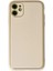 Newface iPhone 12 Kılıf Coco Deri Silikon Kapak - Gold 1