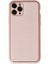 Newface iPhone 11 Pro Max Kılıf Coco Deri Silikon Kapak - Pudra 1