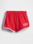 Kız Bebek Kırmızı Bebek ve Küçük Çocuk Logo Yunus Sweat Şortları 1