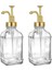 Orret Home 500 ml Cam Sıvı Sabunluk ve Losyonluk, Yüksek Kaliteli Krom Başlık, Şık Tasarım, Çok Ama 1