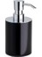 System Tezgah Üstü Sıvı Sabunluk 250 ml Siyah-Krom Renk 160X80X103 mm Siyah Tek Ebat BA2003 006 Al6 1