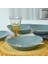 Keramika Mat Açık Yeşil Stella Yemek Tabağı 22 cm 6 Adet 324 1