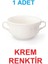 Krem Renk Çift Kulplu Çorbalık Porselen Çorba Kabı Çorba Dondurma Kasesi 12 cm 350 cc 1 Adet 1