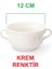 Krem Renk Çift Kulplu Çorbalık Porselen Çorba Kabı Çorba Dondurma Kasesi 12 cm 350 cc 1 Adet 2
