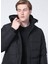 Carl Long Quilted Coat Otw Erkek Siyah Mont 22020156-02 3