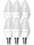 4,9W (40W) LED Mum Ampul Günışığı - 4000K E14 6 Adet 1