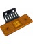 12V-24V YAN SİNYAL LAMBASI DORSE SİDE MARKER SARI (4 LEDLİ) (110*42 MM) E9 1