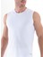 9234 ERKEK TENDER COTTON SIFIR YAKA SIFIR KOL BEYAZ T-SHİRT 1