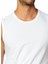 9234 ERKEK TENDER COTTON SIFIR YAKA SIFIR KOL BEYAZ T-SHİRT 2
