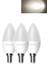 4,9W (40W) LED Mum Ampul Günışığı - 4000K E14 3 Adet 1
