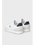 Logolu Deri ve Süet Karışımlı Sneaker Ayakkabı YM0YM0132501W Erkek Ayakkabı YM0YM01325 01W 4