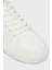Deri Logolu Sneaker Ayakkabı YM0YM0136901W Erkek Ayakkabı YM0YM01369 01W 5