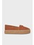 Hakiki Deri ve Süet Detaylı Paltform Taban Espadril Bayan Ayakkabı FW0FW08586 Gu9 1