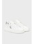 Logolu Deri Sneaker Ayakkabı YW0YW0187602R Bayan Ayakkabı YW0YW01876 02R 2