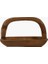Teak Dikdörtgen Kulplu Tepsi 38X18.5X20CM 1